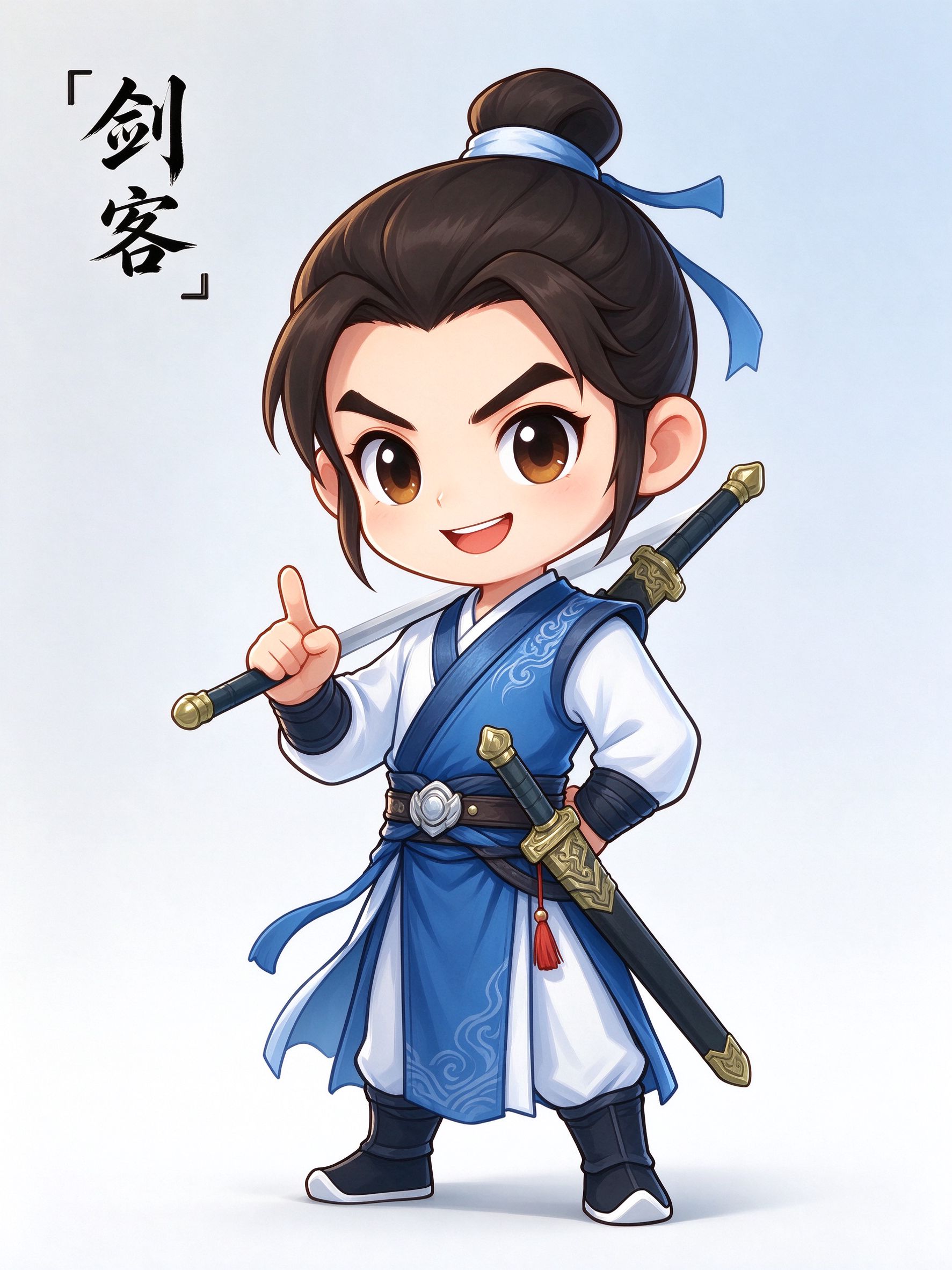 剑客Q版立绘